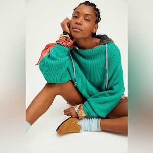 Free People Emmy Mockneck Knit Sweater
